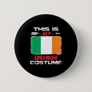 This Is My Irish Costume Ireland  6 Cm Round Badge