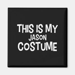 This Is My Jason Costume Halloween Simple Costume Magnet