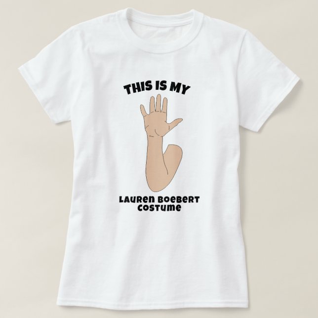 This is my Lauren Boebert Costume T-Shirt (Design Front)