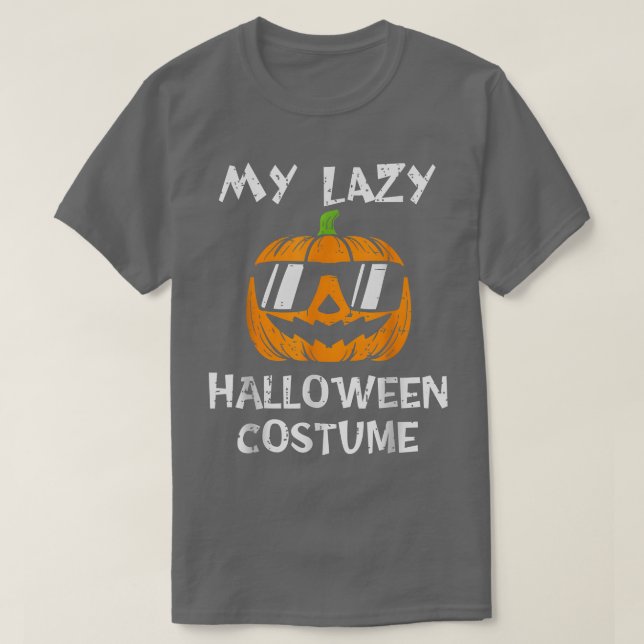 This is my lazy halloween costume with Jack o Lant T-Shirt (Design Front)