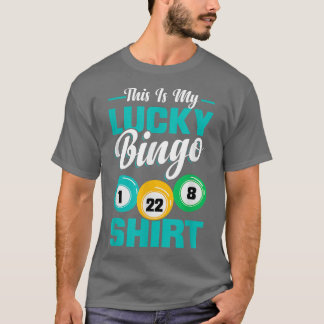 This Is My Lucky BingoFunny Bingo Player Mum Women T-Shirt