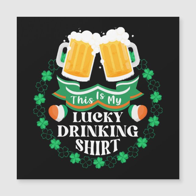 This Is My Lucky Drinking Beer St. Patrick's Day (Front)