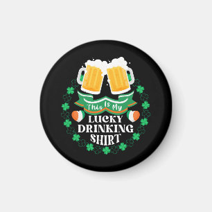 This Is My Lucky Drinking Beer St. Patrick's Day Magnet