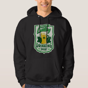 This Is My Lucky Drinking    Busy Holding A Beer Hoodie