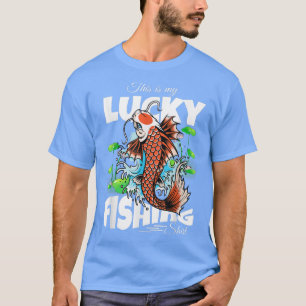This Is My Lucky Fishing Tee, Fathers Day Fisherma T-Shirt