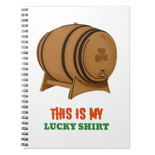 This Is My Lucky Shirt Notebook