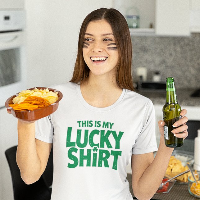 This is my lucky shirt St. Patrick's Day on white (Creator Uploaded)