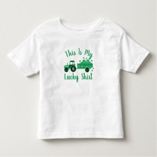 This Is My Lucky Shirt Tractor St Patrick's Day