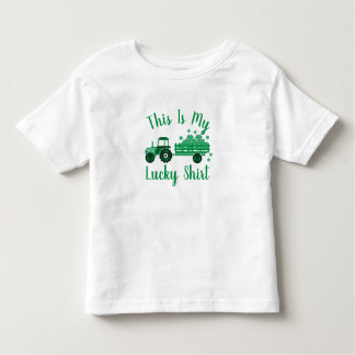 This Is My Lucky Shirt Tractor St Patrick's Day