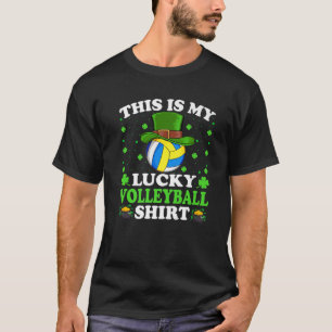 This Is My Lucky Volleyball St. Patrick's Day T-Shirt