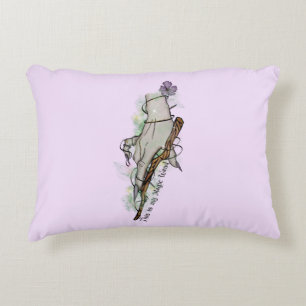 This Is My Magic Wand – Gothic Witch Hand Decorative Cushion