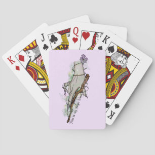 This Is My Magic Wand – Gothic Witch Hand Playing Cards
