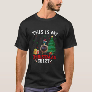 This is My Mallard Bird Santa Hat Christmas Pajama T-Shirt