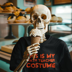 This Is My Math Teacher Costume Shirt