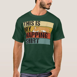 This Is My NappingFunny Corgi Sleeping  T-Shirt