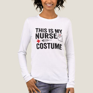 This Is My Nurse Halloween Costume Funny Tri-Blend Shirt