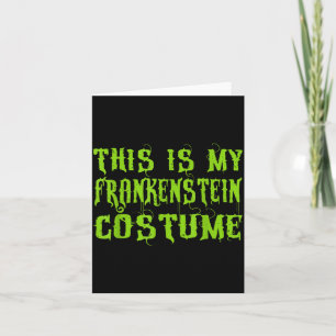 This Is My Outfit Funny Halloween Costume Card