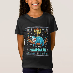 This is My Pajamakah Jewish Hanukkah Ugly Sweater