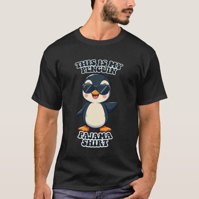 This Is My Penguin Pajama Shirt (Front)