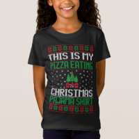 This Is My Pizza Eating Christmas Pajama Ugly Swea