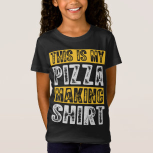 This Is My Pizza Making Pizzaholic Italian Pizza L T-Shirt