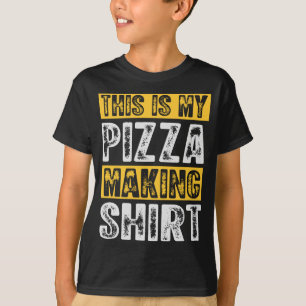 This Is My Pizza Making Pizzaholic Italian Pizza L T-Shirt