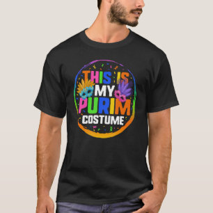 This Is My Purim Costume Adult Mardi Gras New Orle T-Shirt