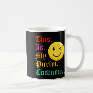 This is my purim costume funny jewish coffee mug