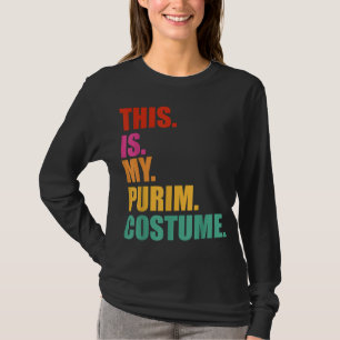 This is my Purim Costume funny Jewish T-Shirt