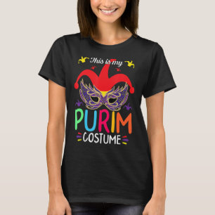 This Is My Purim Costume Happy Purim Holiday Jewis T-Shirt
