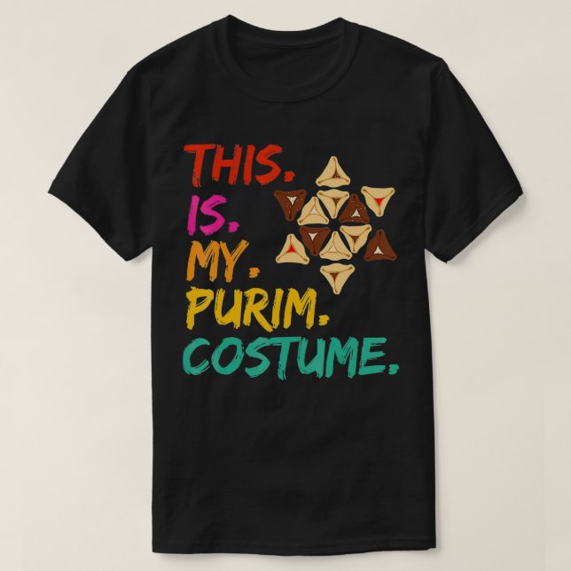 This is my Purim Costume Jewish Hamantaschen Magen T-Shirt (Design Front)