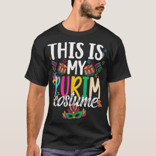 This Is My Purim Costume Jewish Happy Purim day 20 T-Shirt