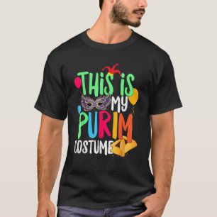 This Is My Purim Costume Jewish Happy Purim Hamant T-Shirt