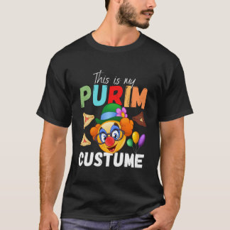 This Is My Purim Costume Jewish Happy Purim Hamant T-Shirt