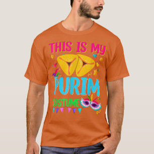 This Is My Purim Costume Jewish Happy Purim Hamant T-Shirt