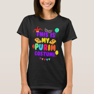 This Is My Purim Costume Jewish Happy Purim Holida T-Shirt