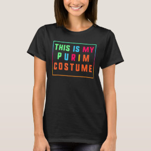 This Is My Purim Costume Jewish Happy Purim Holida T-Shirt