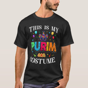 This Is My Purim Costume Jewish Happy Purim T-Shirt