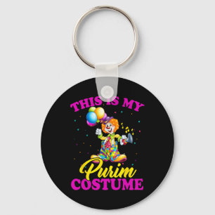 This Is My Purim Costume Jewish Purim Gift 1  Key Ring