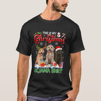 This Is My Pyjamas Labradoodle Dogs Lover Christma T-Shirt