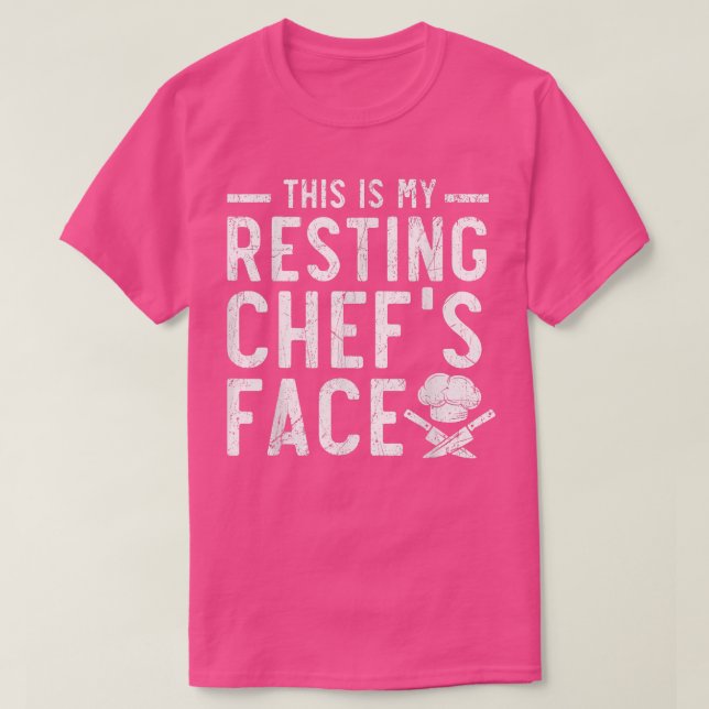 This Is My Resting Chefs Face Cooking Gangster Cul T-Shirt (Design Front)