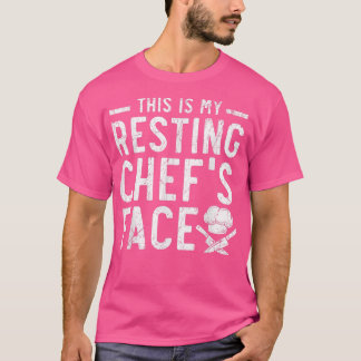 This Is My Resting Chefs Face Cooking Gangster Cul T-Shirt