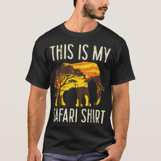 This Is My Safari Elephant T-Shirt