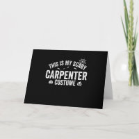 This is my Scary Carpenter Costume Halloween