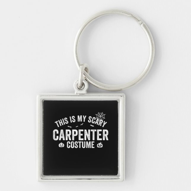 This is my Scary Carpenter Costume Halloween Key Ring (Front)