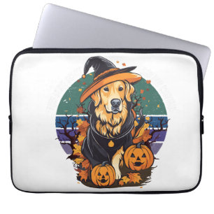 This is my scary dog dad costume Halloween Doglove Laptop Sleeve