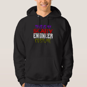 This Is My Scary Engineer Costume Halloween Pumpki Hoodie