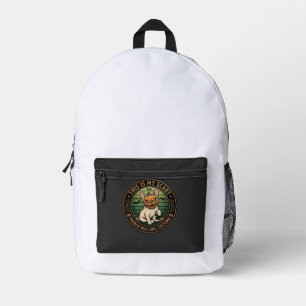 This Is My Scary French Bulldog Costume Halloween  Printed Backpack