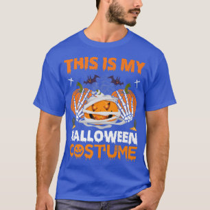 THIS IS MY SCARY HALLOWEEN COSTUME PUMPKING FACE S T-Shirt