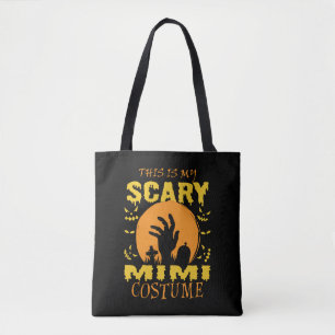 This Is My Scary Mimi Costume Halloween Tote Bag
